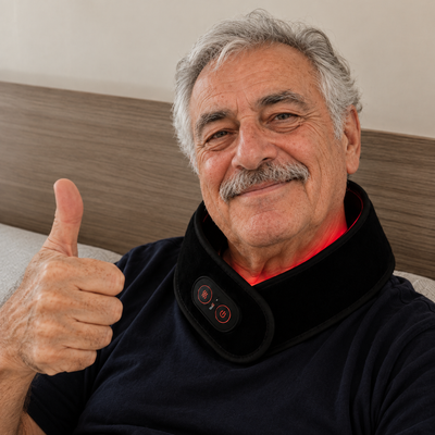 Giuliano M., 73 anni, artrosi cervicale, 3 infiltrazioni di cortisone, ognuna durata meno della precedente
